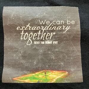 We can be extraordinary together OOAK graphic tshirt indie vanguard sleaze